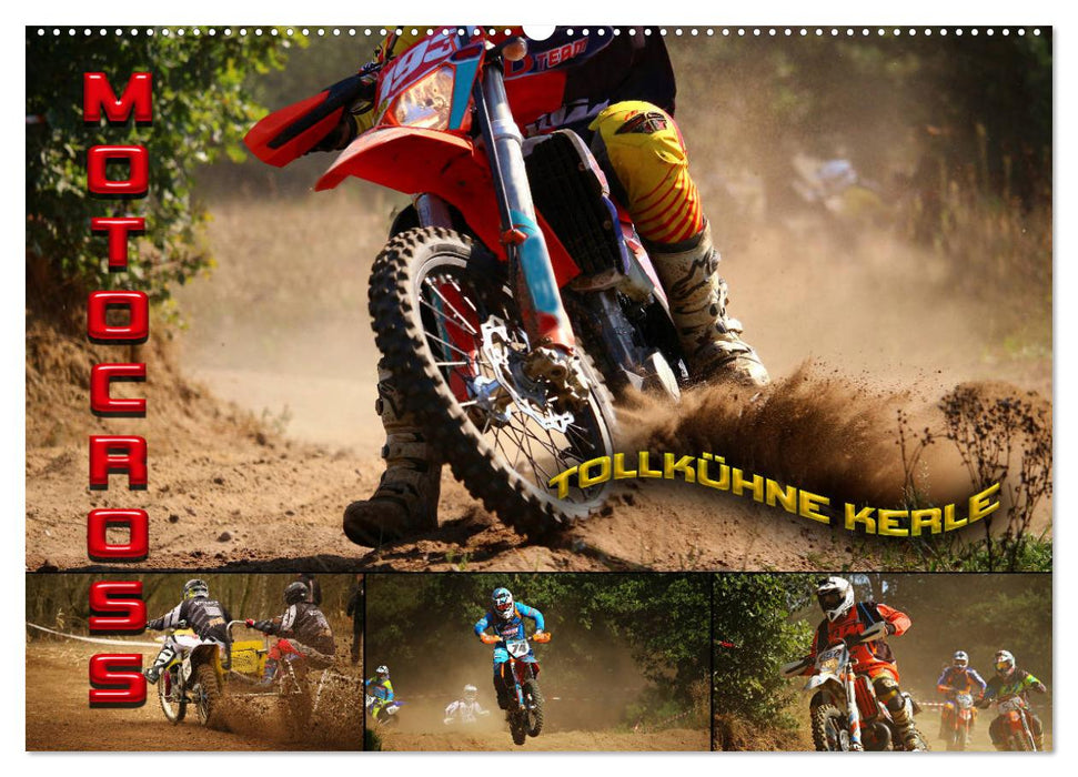 Motocross - tollkühne Kerle (CALVENDO Wandkalender 2025)