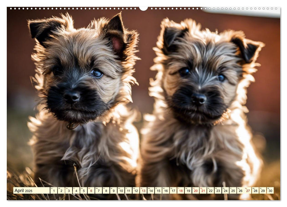 Cairn Terrier - lustiges Raubein aus Schottland (CALVENDO Wandkalender 2025)