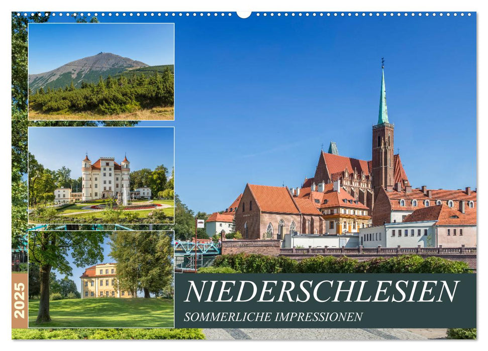 NIEDERSCHLESIEN Sommerliche Impressionen (CALVENDO Wandkalender 2025)