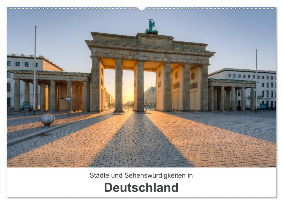 Städte und Sehenswürdigkeiten in Deutschland (CALVENDO Wandkalender 2025)