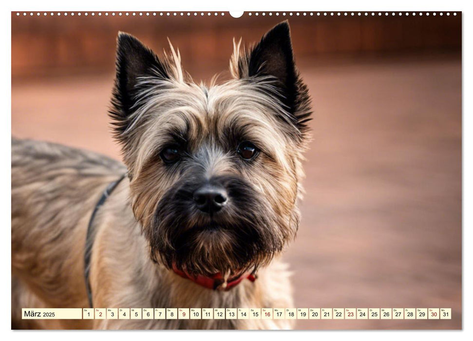 Cairn Terrier - lustiges Raubein aus Schottland (CALVENDO Premium Wandkalender 2025)