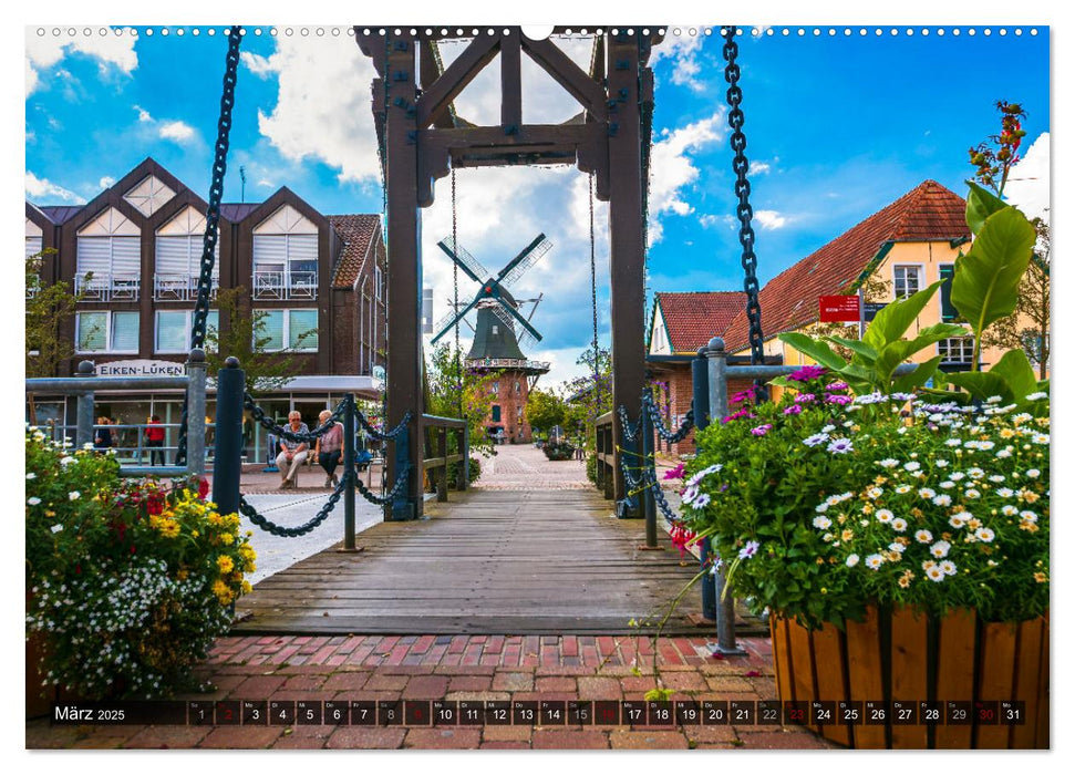 Papenburg - Venedig des Nordens (CALVENDO Wandkalender 2025)