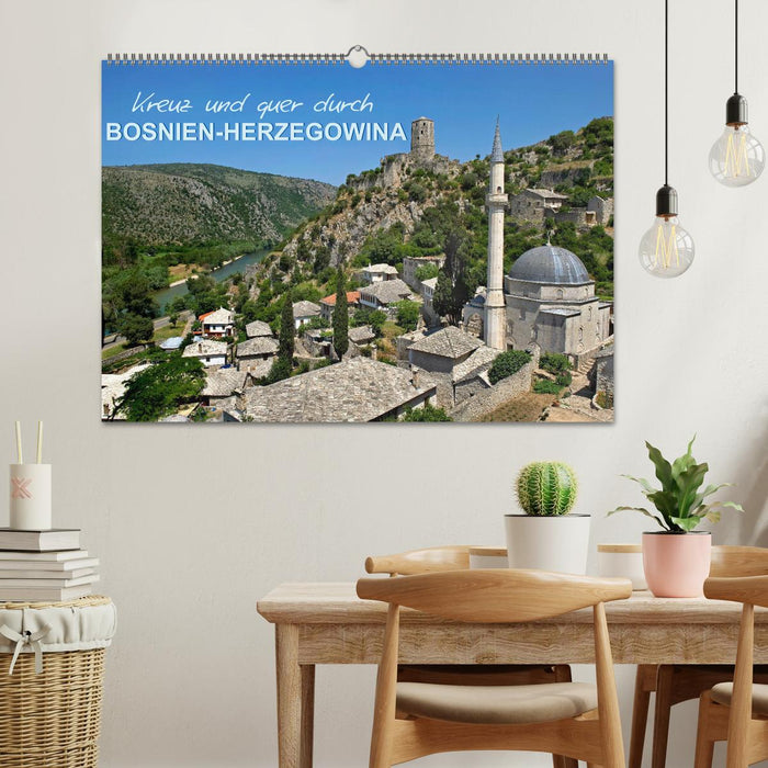 Kreuz und quer durch Bosnien-Herzegowina (CALVENDO Wandkalender 2025)