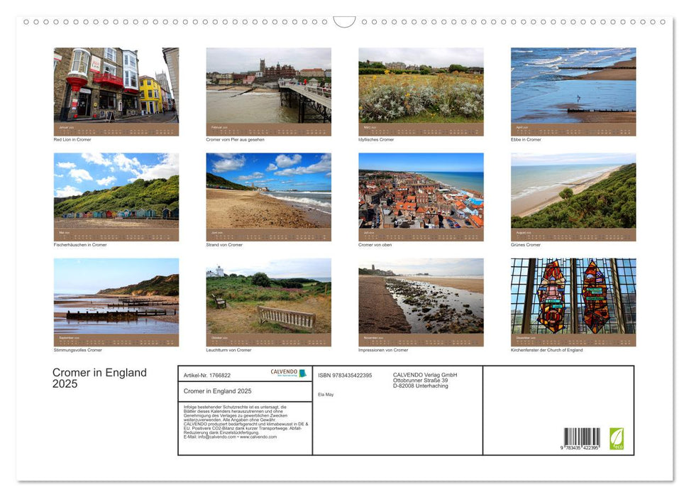 Cromer in England 2025 (CALVENDO Wandkalender 2025)