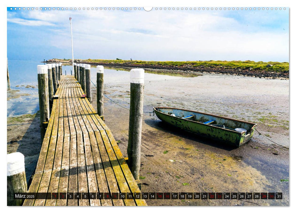 Wattenmeer Nordsee - Lichtstimmungen zwischen Land und Meer (CALVENDO Wandkalender 2025)