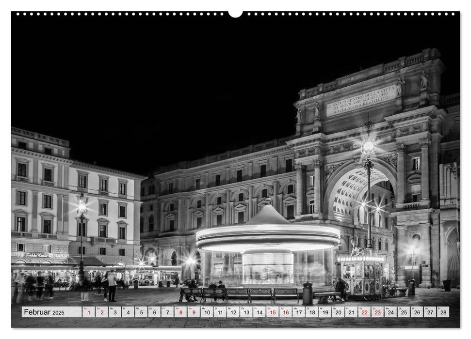 FLORENZ Monochrome Impressionen (CALVENDO Wandkalender 2025)