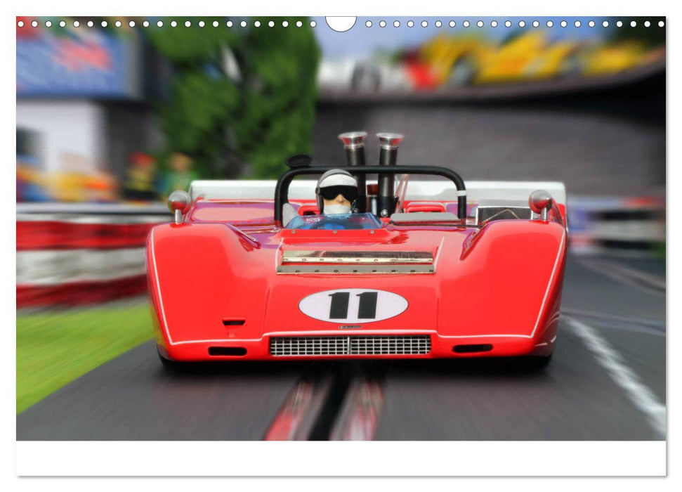 Motorsport in 1/32 (CALVENDO Wandkalender 2025)