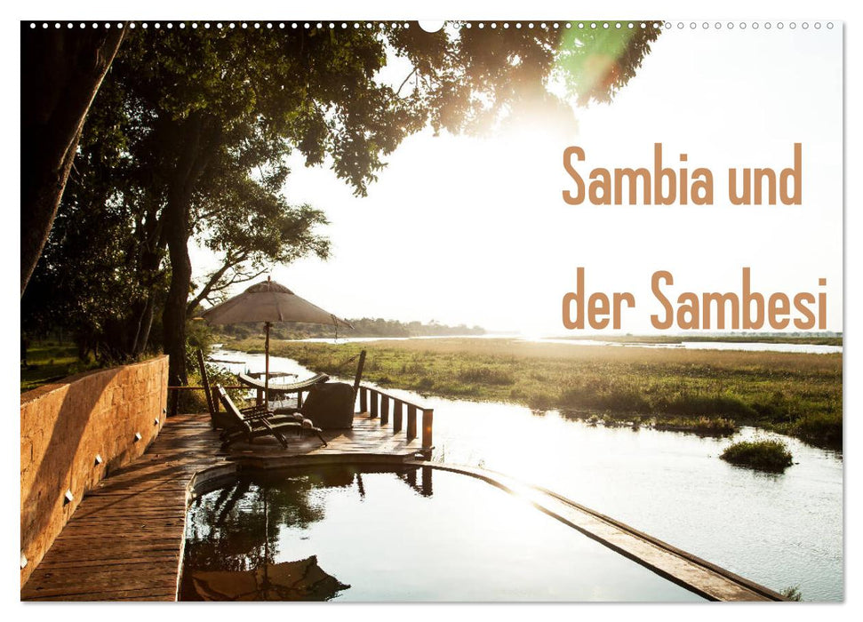 Sambia und der Sambesi (CALVENDO Wandkalender 2025)