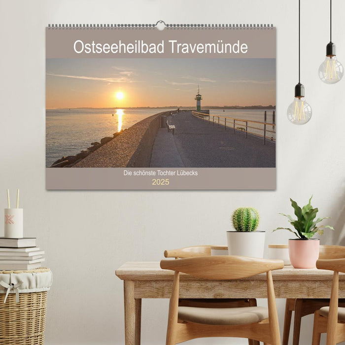 Ostseeheilbad Travemünde - Die schönste Tochter Lübecks (CALVENDO Wandkalender 2025)