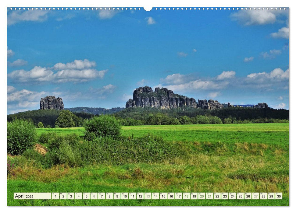 Wandererlebnisse in der Sächsischen Schweiz (CALVENDO Wandkalender 2025)