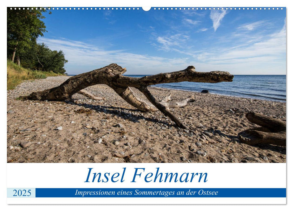 Insel Fehmarn - Impressionen eines Sommertages an der Ostsee (CALVENDO Wandkalender 2025)