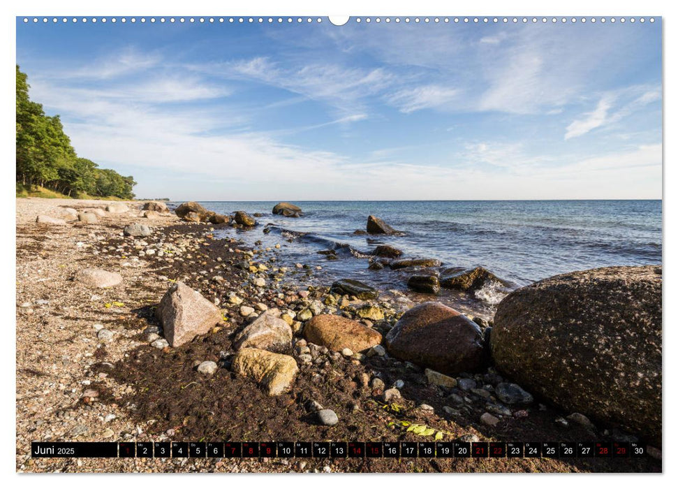 Insel Fehmarn - Impressionen eines Sommertages an der Ostsee (CALVENDO Wandkalender 2025)