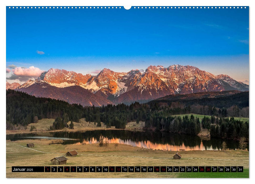 Traumhafte Alpen (CALVENDO Wandkalender 2025)