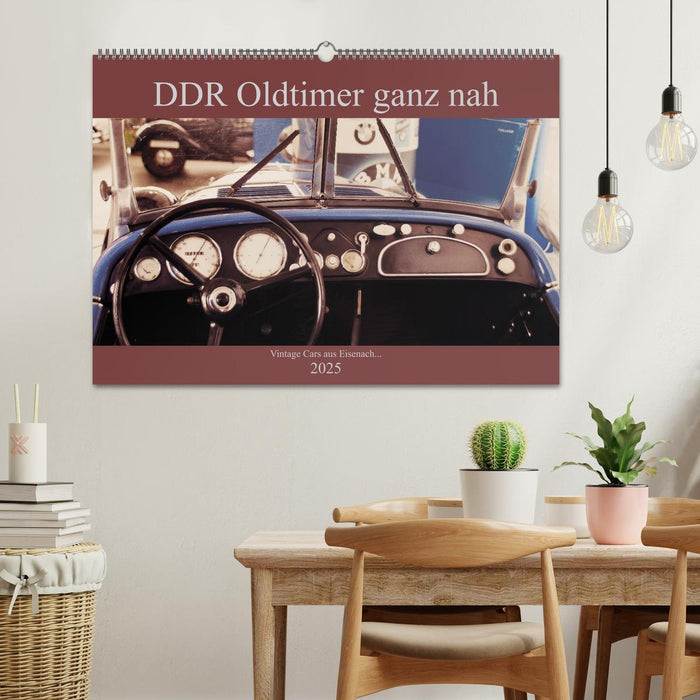 DDR Oldtimer ganz nah (CALVENDO Wandkalender 2025)