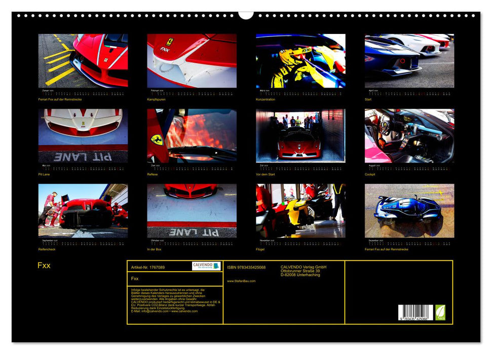 Fxx (CALVENDO Wandkalender 2025)