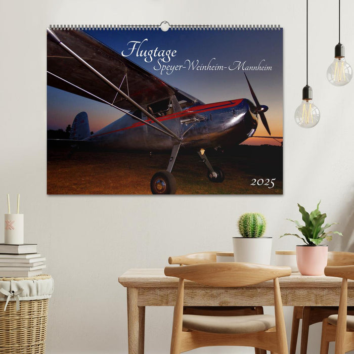 Flugtage Speyer-Weinheim-Mannheim (CALVENDO Wandkalender 2025)