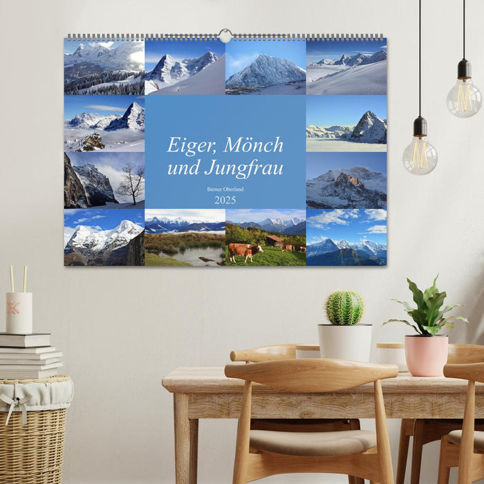 Eiger, Mönch und Jungfrau 2025 (CALVENDO Wandkalender 2025)