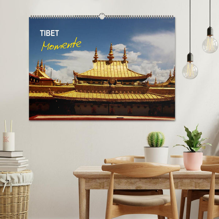 Tibet Momente (CALVENDO Wandkalender 2025)