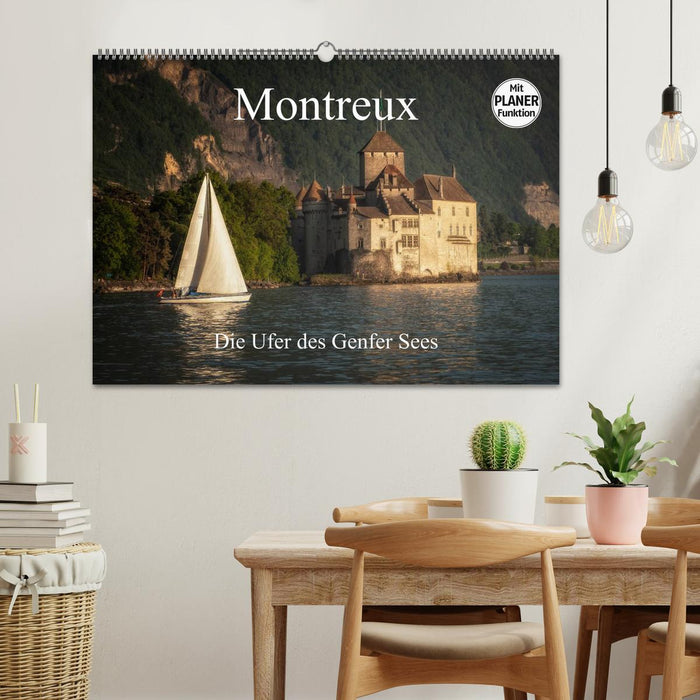 Montreux - Die Ufer des Genfer Sees (CALVENDO Wandkalender 2025)