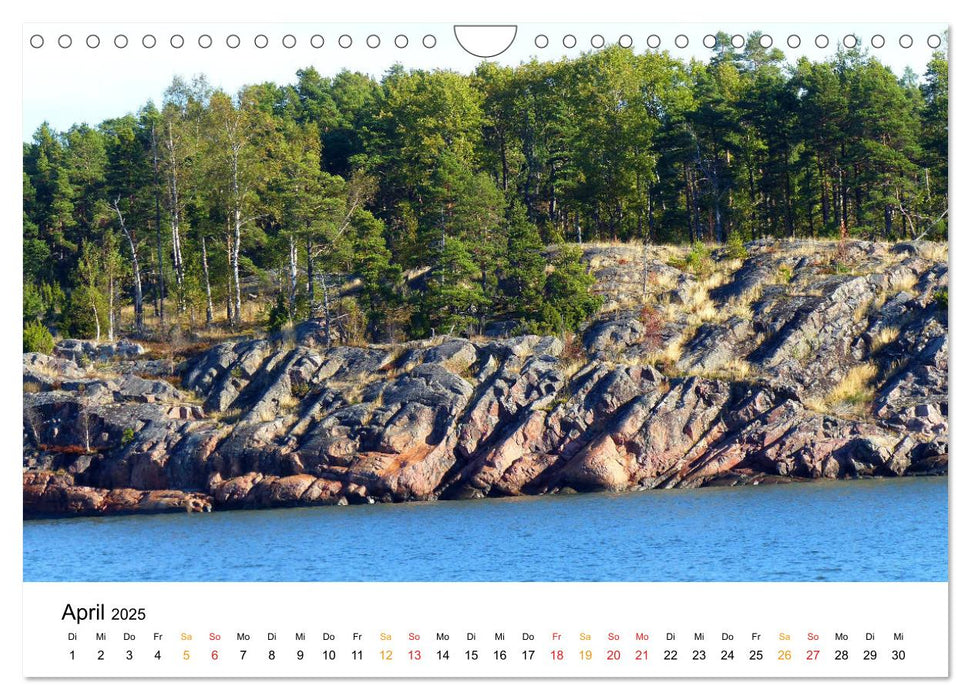 Finnland - Durch Seenlandschaften zum Polarkreis (CALVENDO Wandkalender 2025)