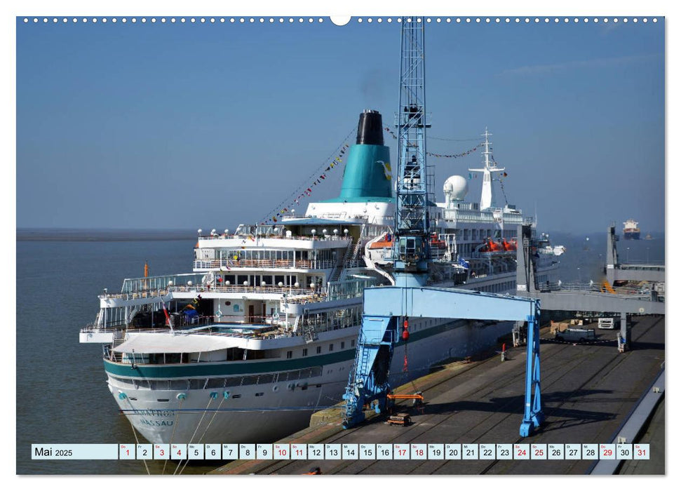 BREMERHAFEN Die Seestadt im nördlichen Weser-Elbe Dreieck (CALVENDO Wandkalender 2025)