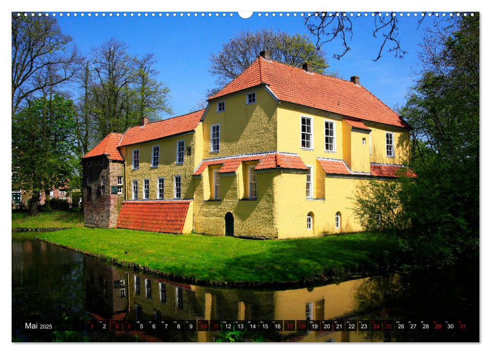 KRUMMHÖRN Achtzehn Warfendörfer plus ein Fischerdorf (CALVENDO Wandkalender 2025)