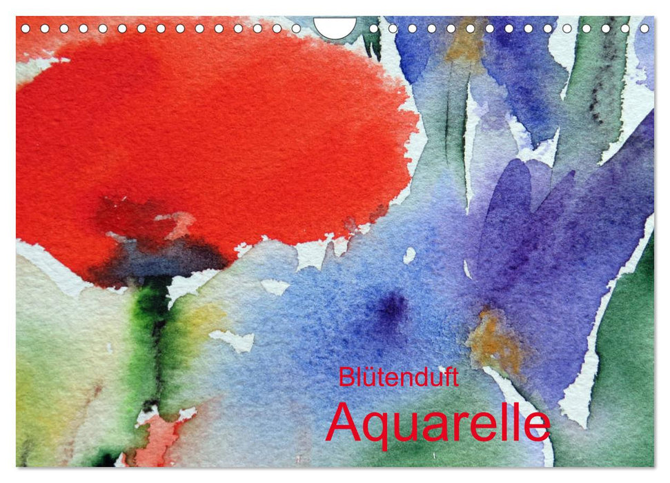 Blütenduft Aquarelle (CALVENDO Wandkalender 2025)