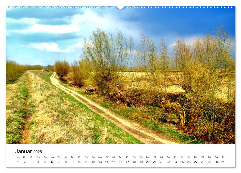 Elchniederung - Naturparadies in Ostpreußen (CALVENDO Wandkalender 2025)