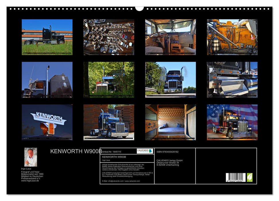 KENWORTH W900B (CALVENDO Wandkalender 2025)