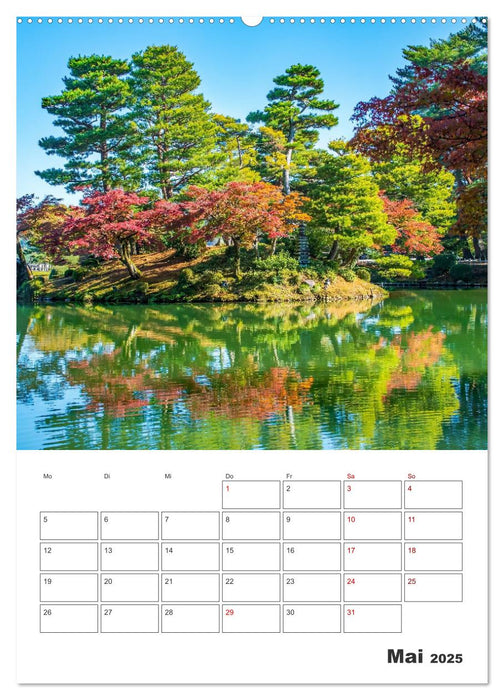 Herbst im japanischen Garten (CALVENDO Wandkalender 2025)