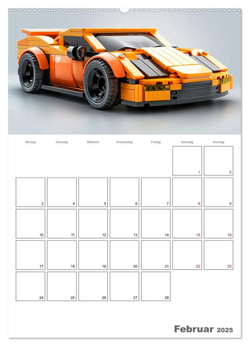 Gesteckte coole Flitzer (CALVENDO Wandkalender 2025)