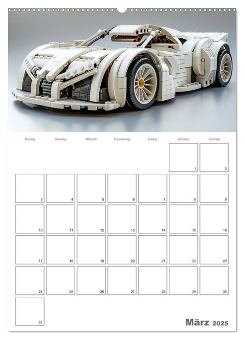 Gesteckte coole Flitzer (CALVENDO Wandkalender 2025)