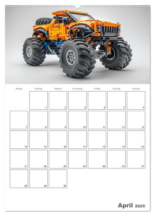 Gesteckte coole Flitzer (CALVENDO Wandkalender 2025)