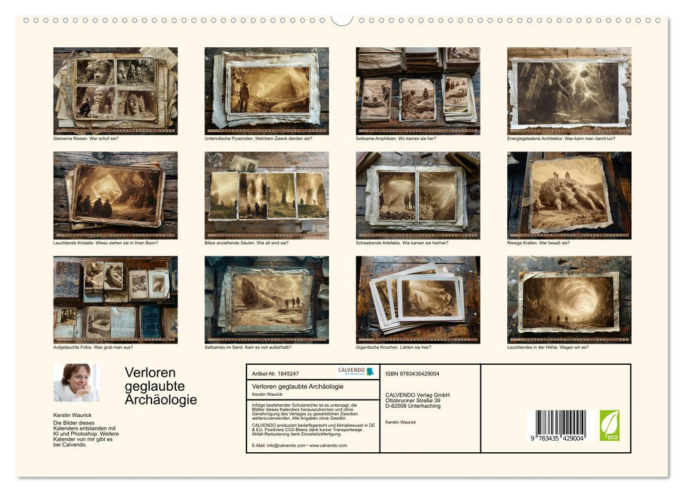 Verloren geglaubte Archäologie (CALVENDO Premium Wandkalender 2025)