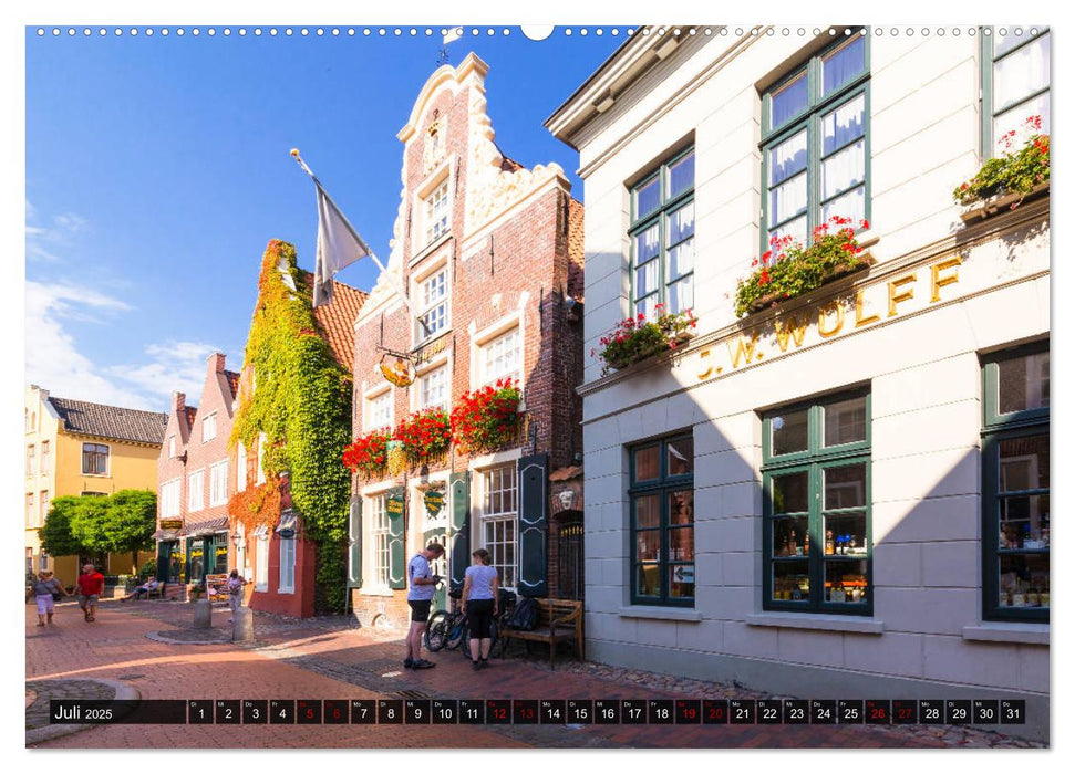 LEER Museumshafen und Altstadt (CALVENDO Premium Wandkalender 2025)