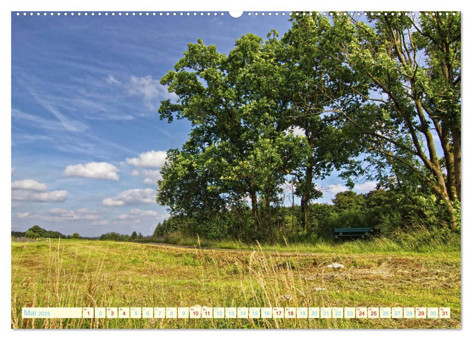 Landschaften rund um Marienheide (CALVENDO Wandkalender 2025)