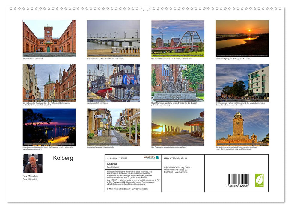 Kolberg (CALVENDO Premium Wandkalender 2025)