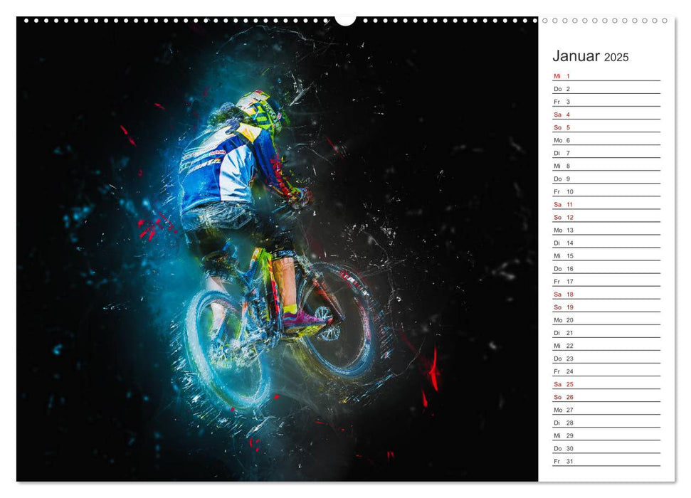 Downhill Explosion (CALVENDO Premium Wandkalender 2025)