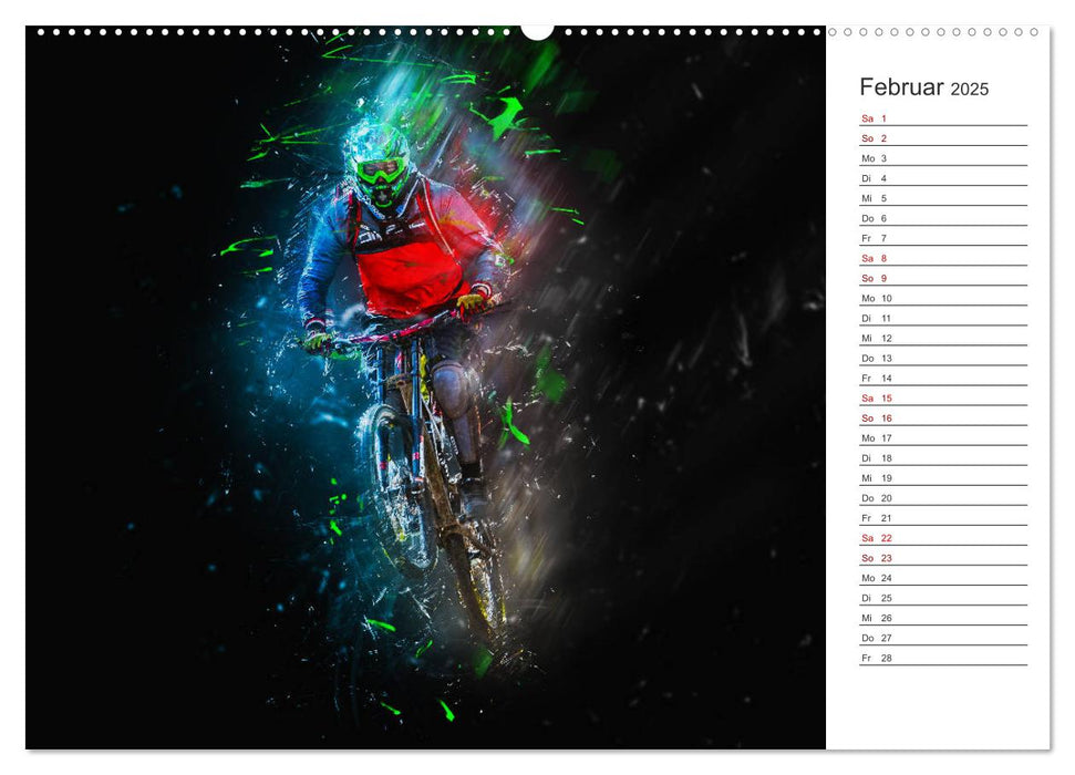 Downhill Explosion (CALVENDO Premium Wandkalender 2025)