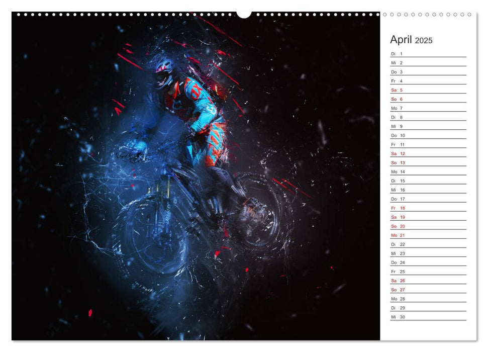 Downhill Explosion (CALVENDO Premium Wandkalender 2025)