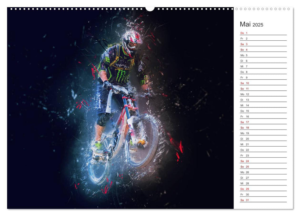 Downhill Explosion (CALVENDO Premium Wandkalender 2025)