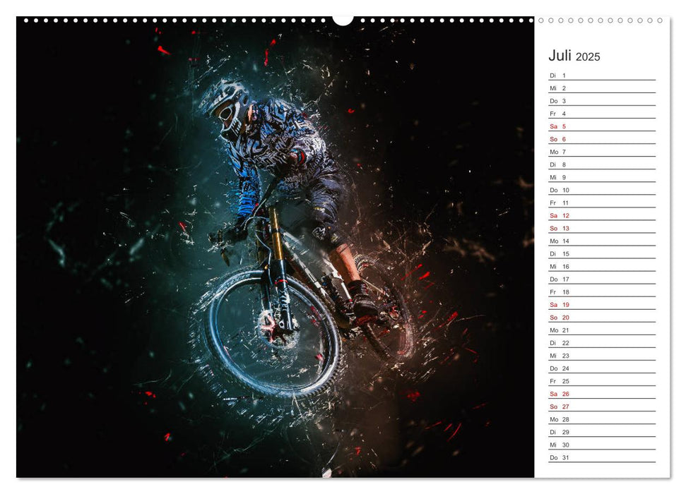 Downhill Explosion (CALVENDO Premium Wandkalender 2025)