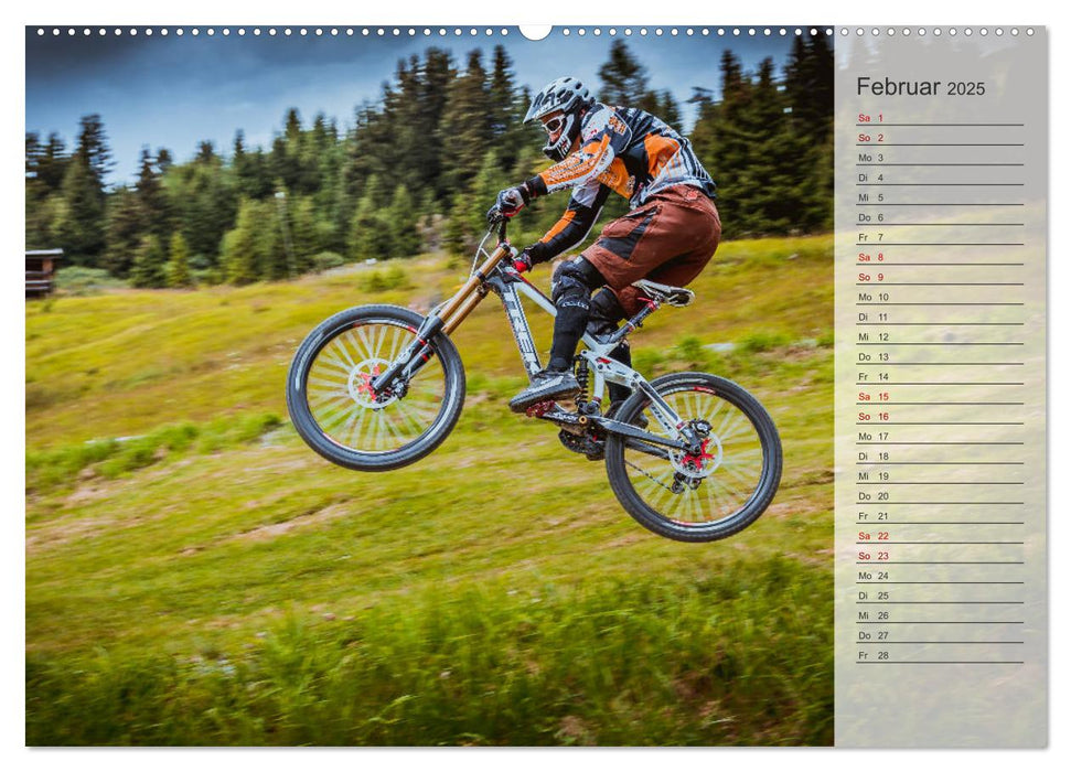 Downhill Action (CALVENDO Premium Wandkalender 2025)