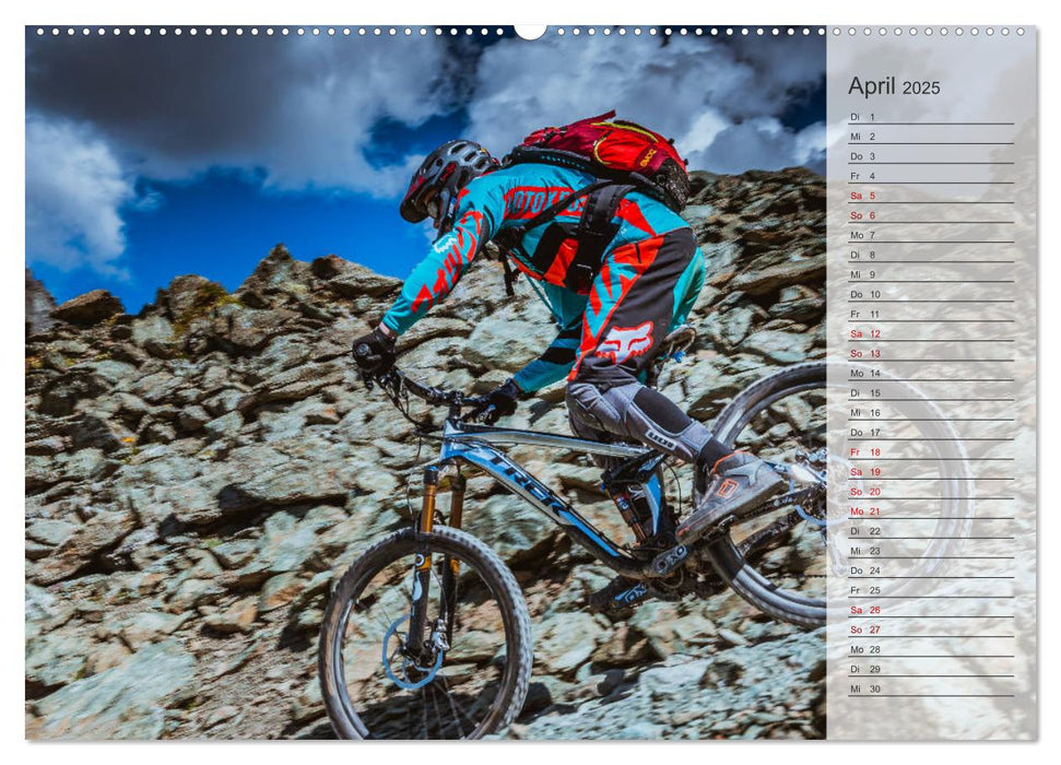 Downhill Action (CALVENDO Premium Wandkalender 2025)