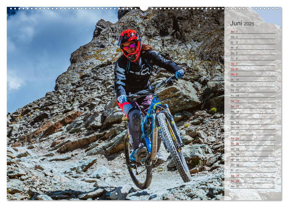 Downhill Action (CALVENDO Premium Wandkalender 2025)