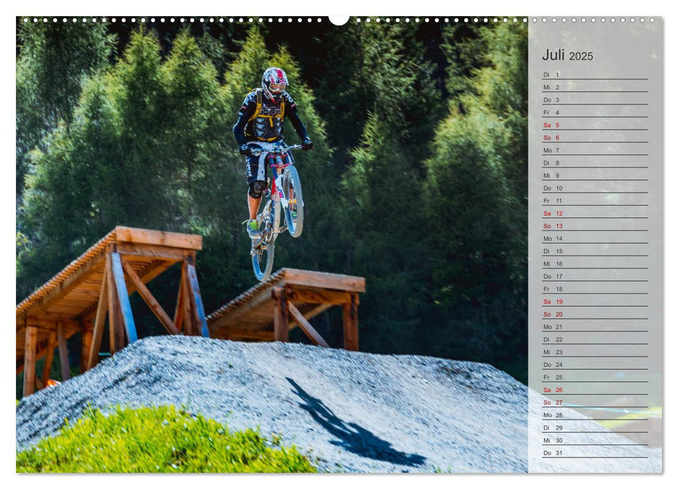 Downhill Action (CALVENDO Premium Wandkalender 2025)