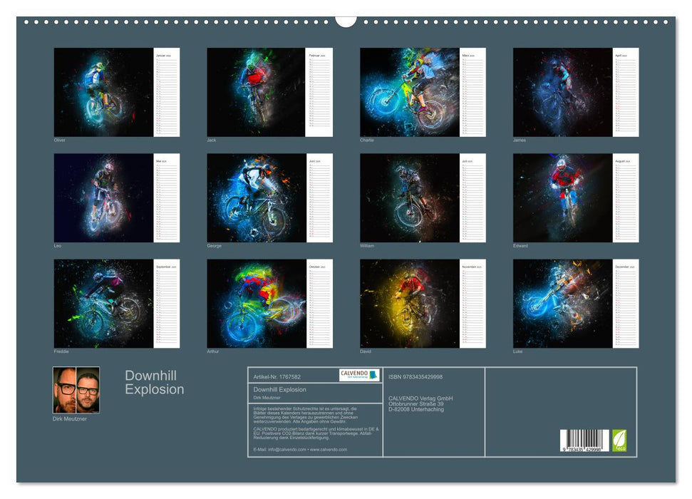 Downhill Explosion (CALVENDO Wandkalender 2025)