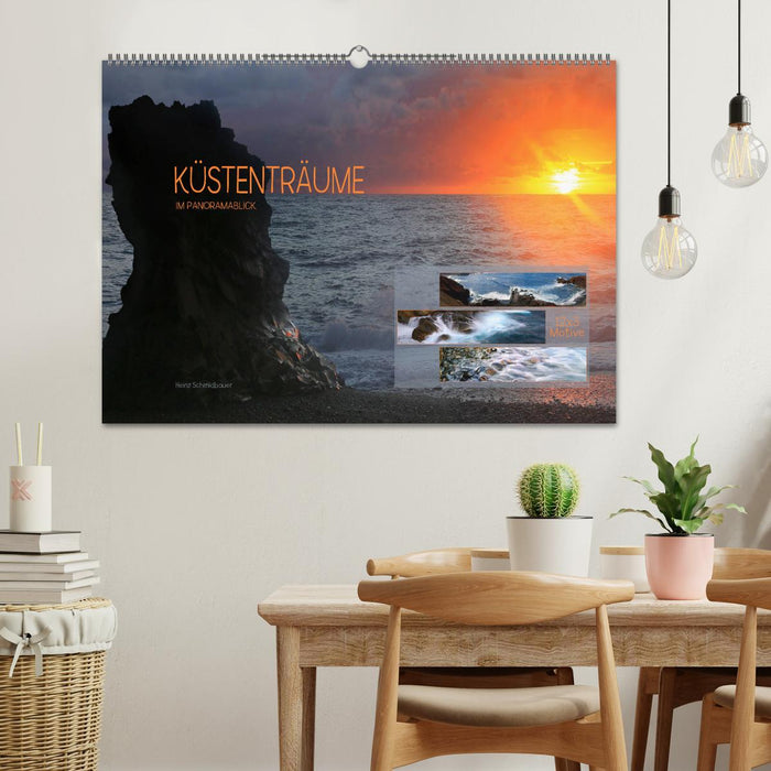 Küstenträume im Panoramablick (CALVENDO Wandkalender 2025)