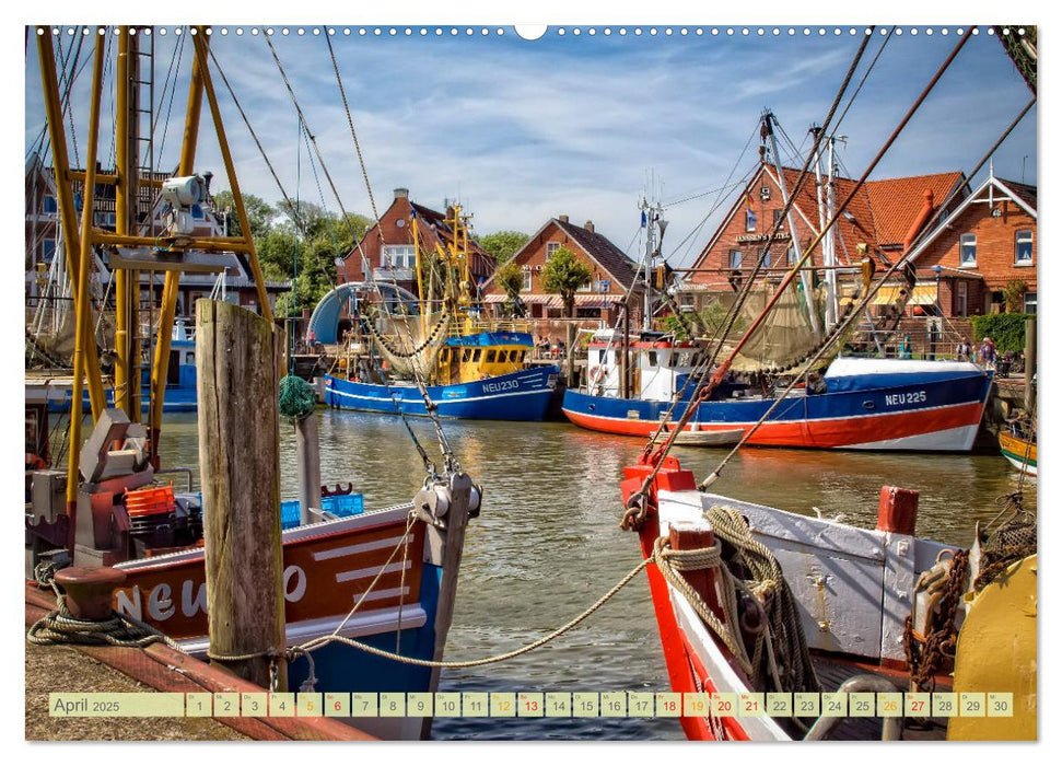 Reise an die Nordsee - Weltnaturerbe Wattenmeer, immer an der Küste lang (CALVENDO Premium Wandkalender 2025)