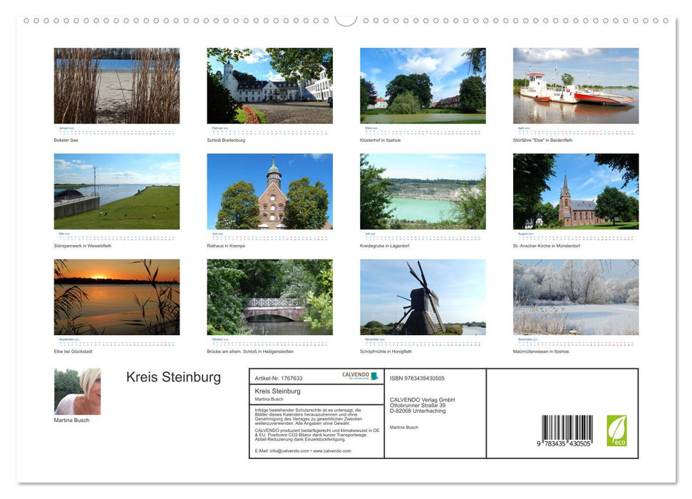 Kreis Steinburg (CALVENDO Premium Wandkalender 2025)